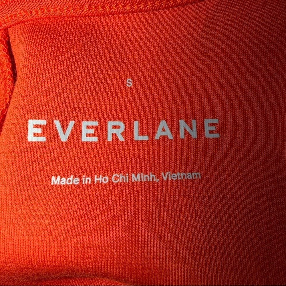 Everlane Orange Midi Dress Size Small - Picture 5 of 6